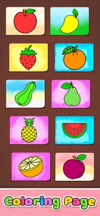 Fruits Coloring &amp; Drawing screenshot