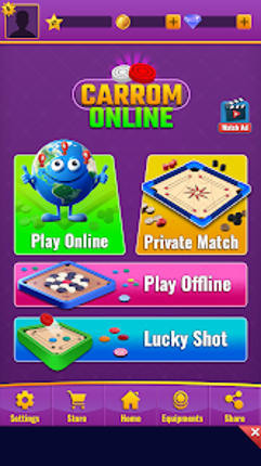 Carrom Board -Disc Game Image
