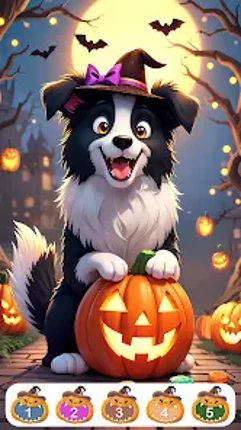 Cute Halloween Color Image