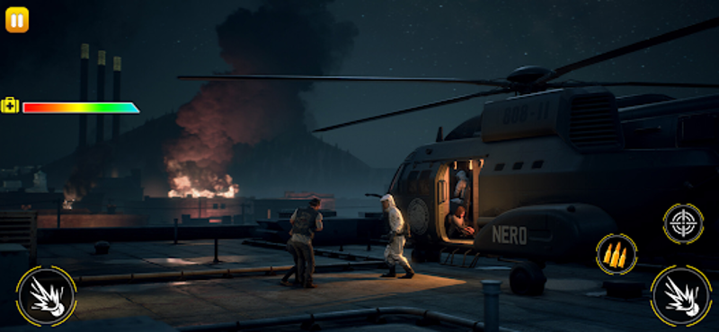 Zombie shooting survival games screenshot