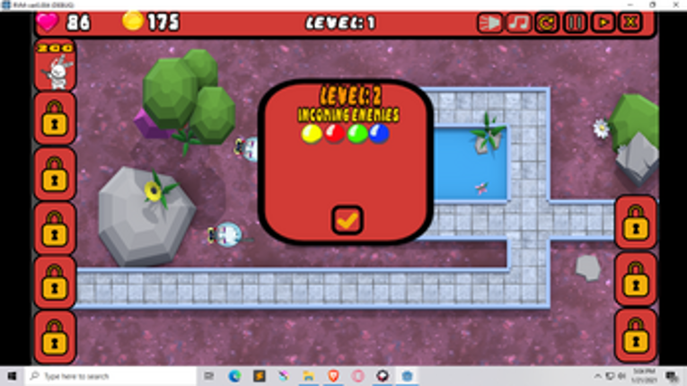 Rabbits vs Marblez (work in progress) screenshot