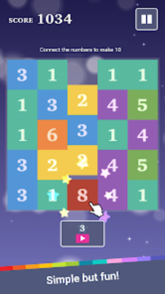 Merge The Numbers：Brain Puzzle screenshot