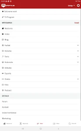 Sportklub screenshot