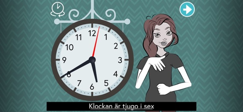 Moji Klockis sv. teckenspråk screenshot
