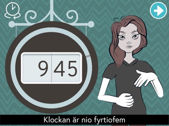 Moji Klockis sv. teckenspråk Image
