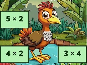 Multiplication: Bird Image Uncover Image