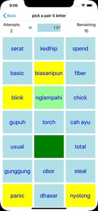 PickAPair Javanese - English screenshot