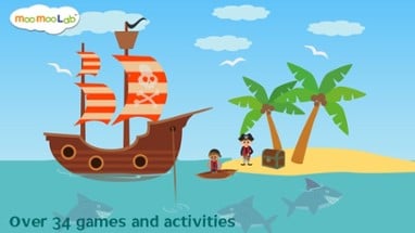 Pirate Games for Kids - Puzzles and Activities Image