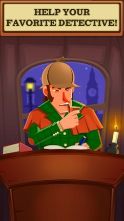 Sherlock's Notebook - Word Search Puzzle Game screenshot