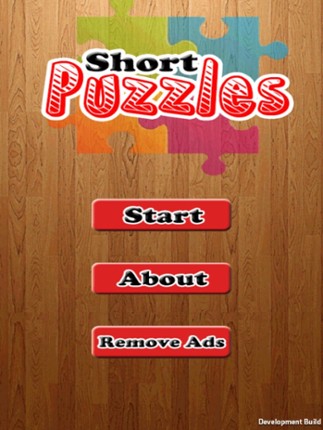 Short Puzzles - simple jigsaw puzzle game screenshot