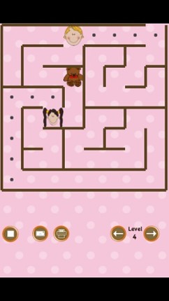 Teddy Bear Maze (sister vs brother) screenshot