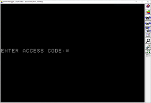 VISUAL APPLE II OS ENCRYPTED screenshot