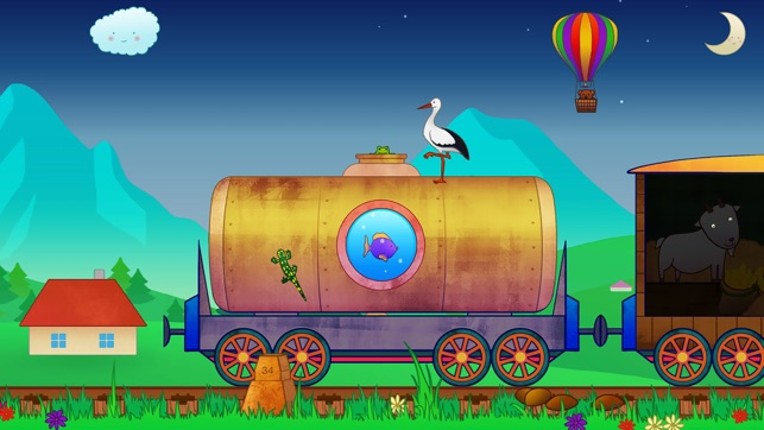 Animal Train for Toddlers screenshot