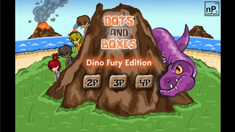 Dots and Boxes - Dino Fury Edition screenshot
