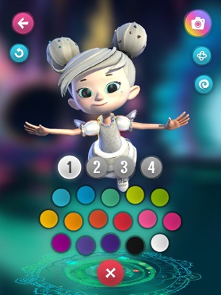 FairyTeens. Magic 3D Coloring screenshot