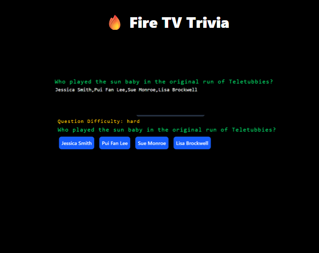 Games like Fire TV Trivia