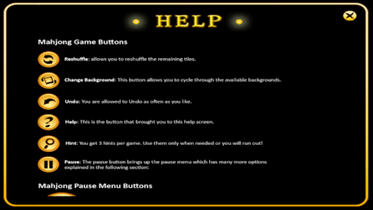 Mahjong Deluxe screenshot