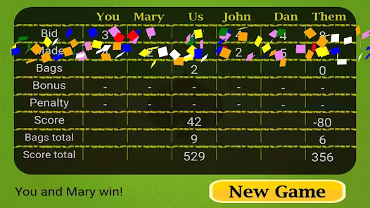 Spades Mobile screenshot