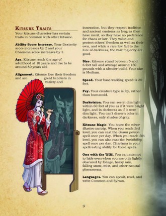Ancestral Anthologies Vol. 2: Fox & Fae, Kitsune and Sylphs (5e) screenshot
