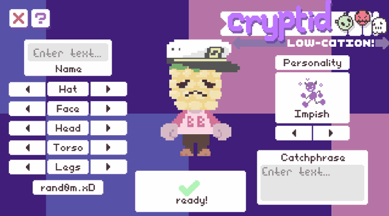 Cryptid Low-cation screenshot