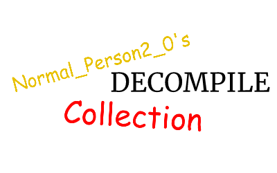 Games like Normal_Person2_0's Decompile Collection