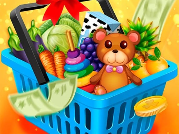 Kids Go Shopping Supermarket Game Cover