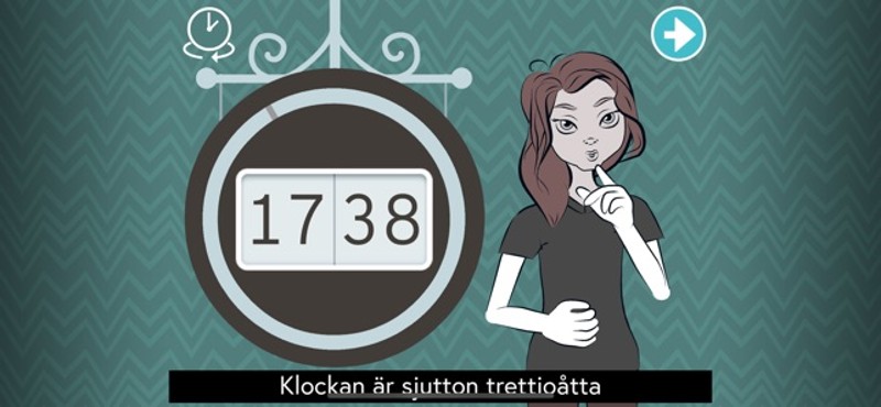 Moji Klockis sv. teckenspråk screenshot