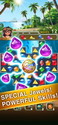 Paradise Jewel: Match-3 Puzzle screenshot