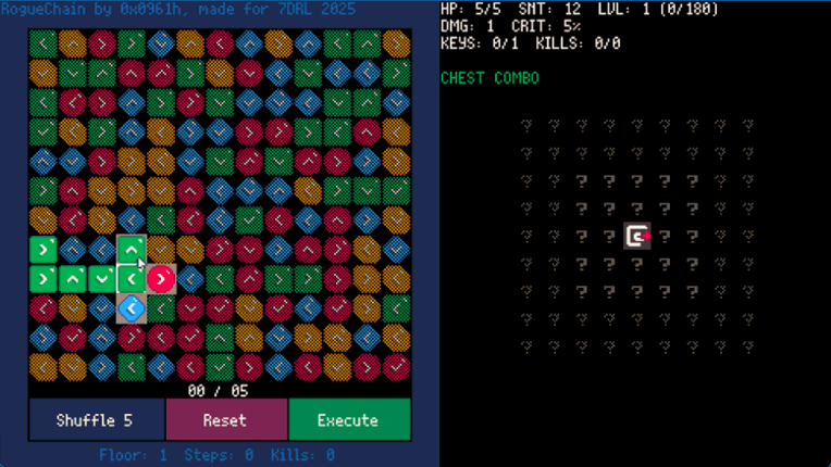 RogueChain (7DRL 2025) screenshot