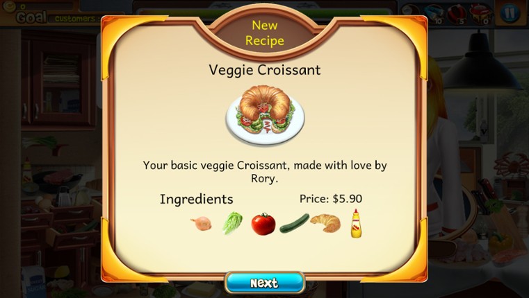 Rorys Restaurant Origins screenshot