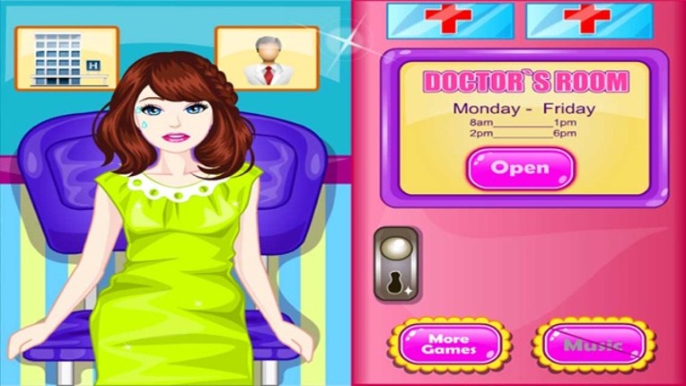 Sick Girl &amp; Flu Girl - Treatment Game screenshot