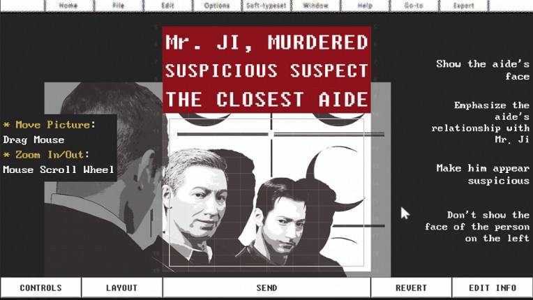 THE EDITOR screenshot