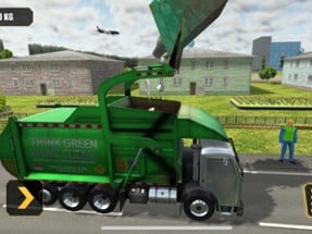 Trash Dump Truck Driver Image