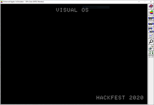 VISUAL APPLE II OS ENCRYPTED screenshot