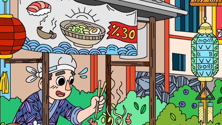 100 Cats Lost In Japan Find & Color screenshot