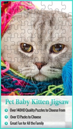 Animal Puzzle Packs & Bits - Kitty Cat Baby Mermaid Jigsaw screenshot