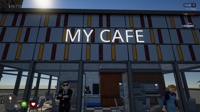 Cafe Life Simulator screenshot