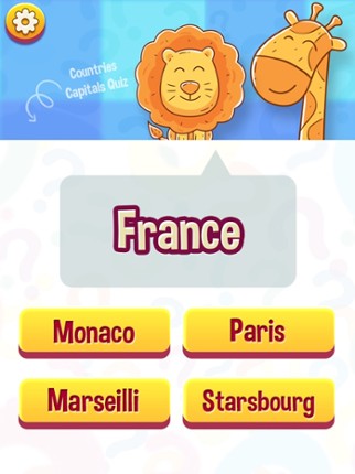 Countries Capital Quiz screenshot