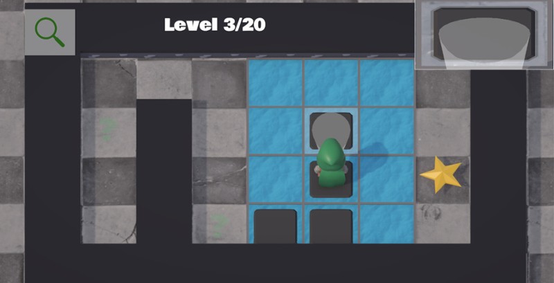 Face the Puzzle: Masked Journey Image
