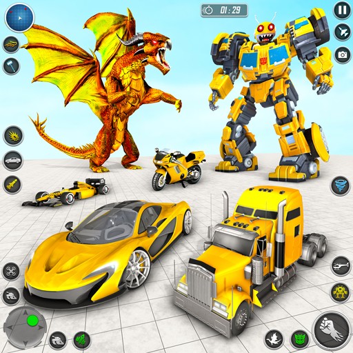 Games like Bee Robot Car Transform Games