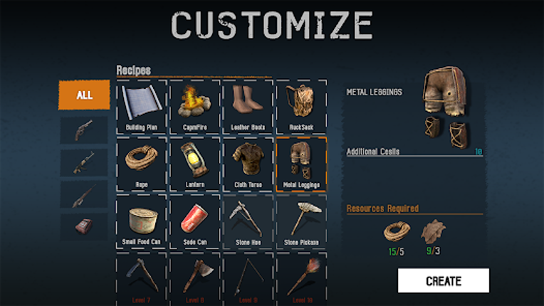 Woodcraft Island Survival Game Image