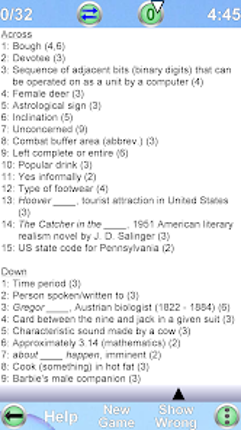 Arrow Crossword screenshot