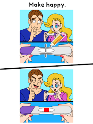 Draw Happy Baby : Puzzle Game Image