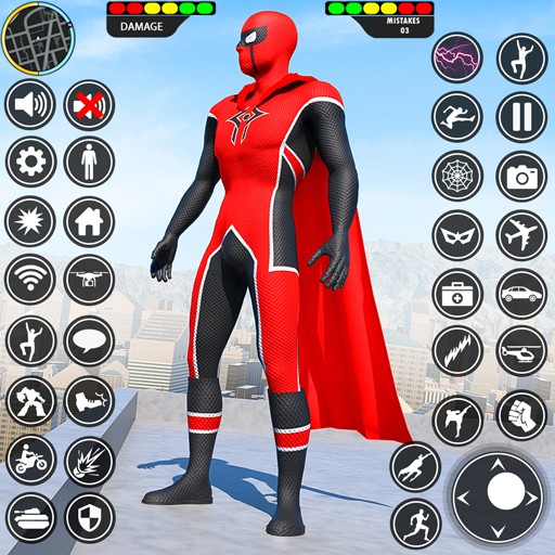 Games like Rope Hero Spider Hero Man Game