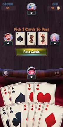 Hearts - Offline Card Games screenshot