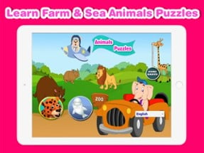 Learn Farm Sea Animals Puzzles Image