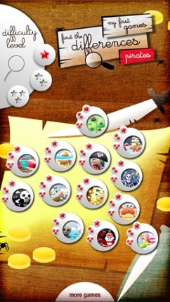 My First Find the Differences Game: Pirates - Free App for Kids and Toddlers - Games and Apps for Kid, Toddler screenshot
