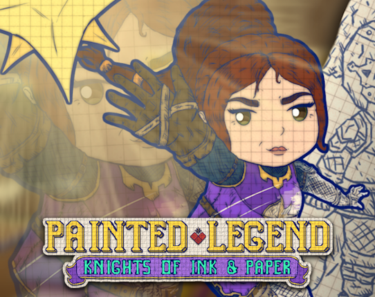 Painted Legend: Knights of Ink & Paper Game Cover