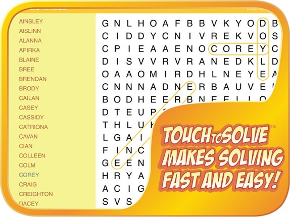 Penny Dell Classic Word Search screenshot