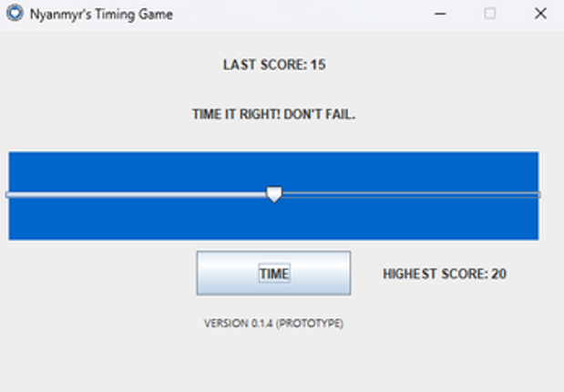 Timing Game Image